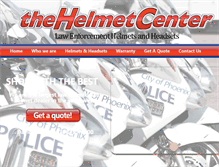 Tablet Screenshot of lawenforcementhelmets.com